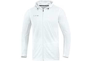 JAKO Kinder Kapuzenjacke Run 2.0, blau, 164, 6875