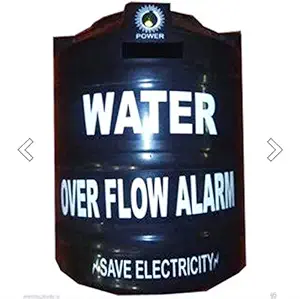 DELHI TRADERSS Plastic Water over Flow Tank Alarm with Voice Sound (Black)