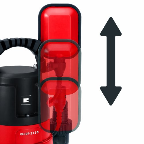 Einhell Schmutzwasserpumpe GH-DP 3730 (370 W, max. 9000 l/h, Fremdkörper bis 30 mm, max. Förderhöhe 5 m, stufenlos einstellbarer Schwimmerschalter) - 2
