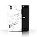 Price comparison product image Personalised Marble Case for LG Prada 3.0/K2/P940 / Pearl White Stamp Design / Name/Initial Custom DIY Cover