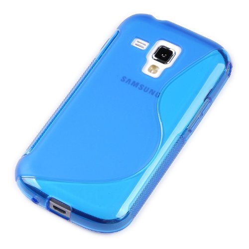 Funda de Gel Tpu S-Line Samsung Galaxy Trend Plus Color Azul Funda de Gel Tpu S-Line Samsung Galaxy Trend Plus Color Azul