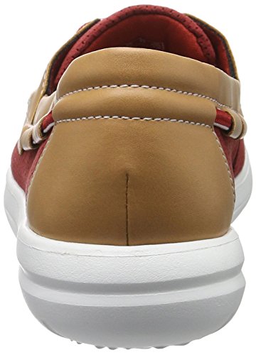 Clarks Women's Jocolin Vista Boat Shoes, Red, 37 UK
