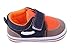 Bigood Baby Anti-Slip Cotton Cloth Strip Shoes Walking Sneakers Orange 13cm