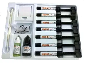 Prime Dent Light Cure Composite Kit 7 Syringes USA Made