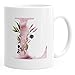 Produktbild Autiga Buchstaben-Tasse L Tasse mit Buchstabe Alphabet Monogramm Watercolor gezeichnet Kaffeetasse weiß unisize