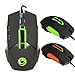 Produktbild Sansee Optische einstellbare 7D-Taste Wired Gaming Spiel Mäuse für Laptop PC Geeignet für alle Arten von Spielen (K030 3200DPI) (K030, Grün)