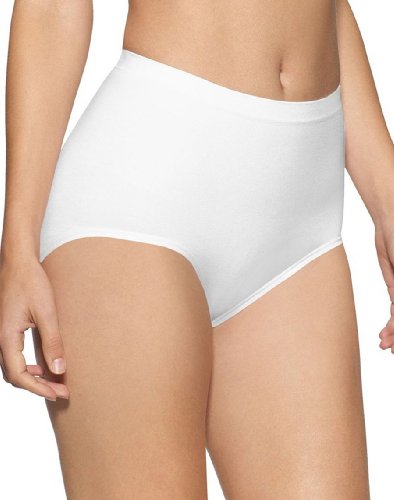 Super Smooth Seamless Light Control Maxi Brief, White, XL (UK 20/22)
