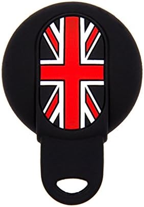 Remote Key Silicone Protecting Key Case Cover Fob Holder for BMW Mini Cooper F56 F55 -Black