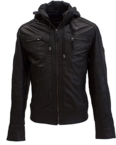 BRUNO BANANI Herren Biker-Jacke schwarz in M