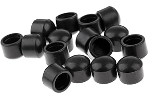 Gazechimp 16pcs Caoutchouc Capuchon Coverture Embouts de Barre Tige de Table Baby-Foot Foosball Rod Cover End Caps