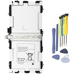 K KYUER EB-BT800FBU Batería del Portátil para Samsung Galaxy Tab S 10.5 LTE SM-T800 SM-T801 SM-T805 SM-T807 SM-T807A SM-T807P EB-BT800FBC EB-BT800FBE EB-BT800FBJ EB-BT800FBK Tablet PC with Tools