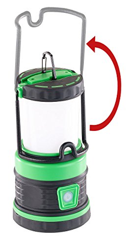 Lunartec 3in1-LED-Akku-Campinglaterne mit Deckenlicht und Powerbank, 3.600 mAh - 9