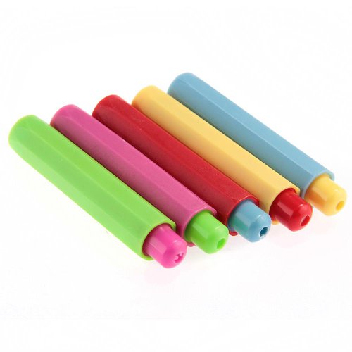 CARCHET® 5X Kreidehalter Kreiden Halter Schutzer Schutzhülle Plastik 9,5×1,5cm - 4