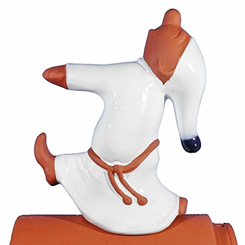 Dachschmuck Schlafwandler klein 42 cm weiss