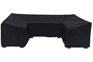 LDIW U-Form Abdeckung für Gartenmöbel, Wasserdicht Sofa Abdeckung U-förmige Sofabezug UV-Schutz Staubdichter Schutzhülle verlängert die Lebensdauer von Möbeln