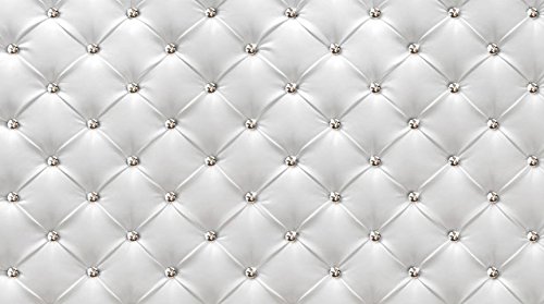 Vlies Fototapete 500×280 cm – Top – Tapete – Wandbilder XXL – Wandbild – Bild – Fototapeten – Tapeten – Wandtapete – Wand – Leder weiß modern f-B-0040-a-a - 2