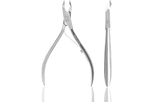 NAILFOR Tronchesina con Punta da 5mm Affilate a Mano Taglia Cuticole Professionale Alta Precisione in Acciaio Inox con Molla, Rimuovi Cuticole, Attrezzo Indispensabile per una Ricostruzione Unghie Perfetta