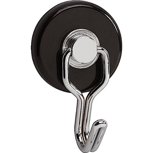 Drehbarer Neodym Magnethaken Ø 38 mm, schwarz – hält 30 kg - 2