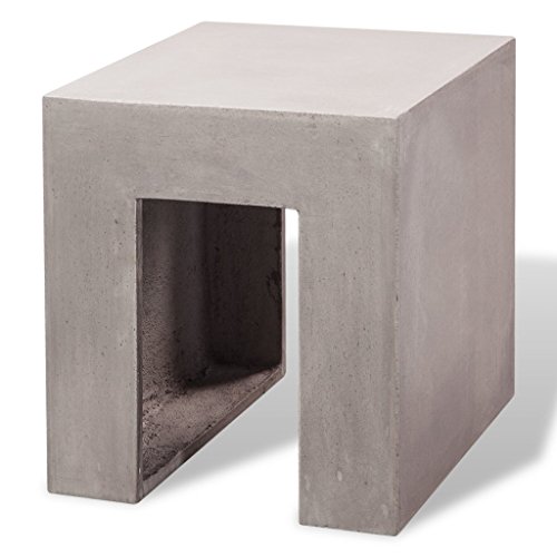 vidaXL 7-tlg. Beton Gartenmöbel Set Sitzgruppe Essgruppe Gartengarnitur Tisch Hocker - 7