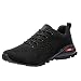 Produktbild SHE.White Herren Laufschuhe Tarnen Einfarbig Bequem Rutschfeste Sneaker Leichte Sportschuhe Trainer Schnürschuh Low Top Turnschuhe Fitnessschuhe Übergröße 39-48