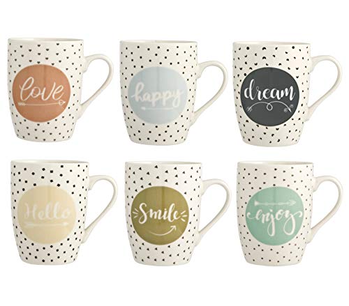 H&h enjoy set 6 tazze mug