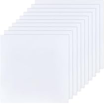 Feuille Plastique ABS Noir/blanc - Polycarbonate Transparent Pour Bricolage, Modélisme - Épaisseur 0,5 à 3 Mm - 13