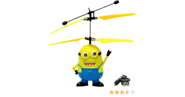 flying minion helicopter with hand sensor