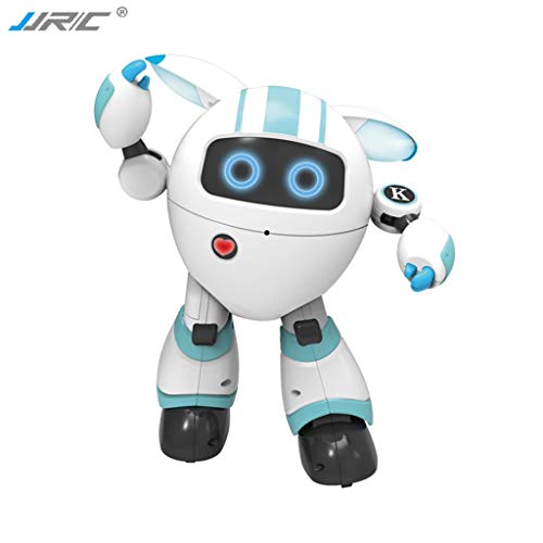 Preisvergleich Produktbild Roboter Spielzeug für Kinder, Intelligente Programmierung, intelligent Ferngesteuerter Roboter mit Fernbedienung, RC Spielzeug für Jungen und Mädchen, Lernen, Gehen, und Singen (Blau)