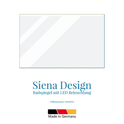 Siena – LED Badspiegel mit Beleuchtung – (B) 80 cm x (H) 80 cm - 3