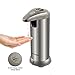Produktbild Seifenspender, OPERNEE automatische Seifenspender 280ML Edelstahl Countertop Touchless Sensor Seife Hand Free Motion Sensor mit wasserdichter Basis für Küche Badezimmer