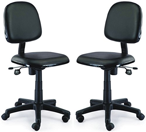 Adiko ADID 066 Computer Chair, Set of 2 (Black)