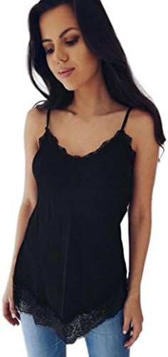 2018 Sexy Women Lace V Neck Tops, New Fashion Summer Loose Summer Camis Tank Tops Blouse Casual Loose T-Shirt Party Club Shirts by GreatestPAK