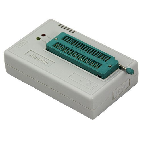 WINGONEER TL866CS universal USB MiniPro EEPROM FLASH BIOS programador AVR GAL PIC SPI Con 7pcs Adaptadores y extractor de CI Compatible con Windows 10