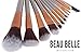 Beau Belle Make Up Brushes - 12pcs Makeup Brushes - Make Up Brush Holder - Make Up Brushes Set - Make Up Brush Set - Professional Make Up Brushes - Makeup Brush Set - Professional Makeup Brush Set - Make Up Brush Pot