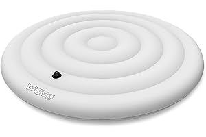 Wave Spa Inflatable Hot Tub Cover for Round 6 Person Hot Tub, Energy Saving Thermal Efficient, Protective Rain Overflow Cover, 160 cm, Compatible with Cleverspa, Lay Z Spa, Intex, MSPA tubs