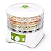 Produktbild Klarstein Appleberry • Dörrgerät • Dörrautomat • Obst- Fleisch- und Früchte-Trockner • Dehydrator • 400 W • 4 Etagen • stapelbar • BPA-frei • weiß-grün