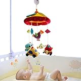 SHILOH Deluxe Baby Plüsch Kinderbett Mobile mit 60 Songs Spieluhr und arm - 2
