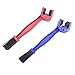 Produktbild Koojawind Motorrad- FahrradkettenreinigungsbüRste Mountainbike-Reinigungswerkzeug, KettenbüRste, Radfahren Fahrradkettenreinigungswerkzeug-Set, Packung Mit 2 (Rot, Blau)