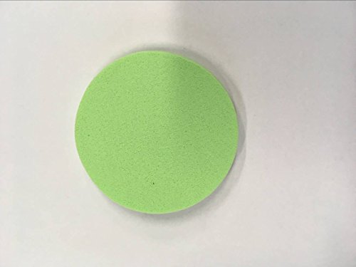 Maquillaje Cosméticos Ronda Esponja Facial soplo de polvo Blush Fundación aplicador Belleza Herramienta Verde