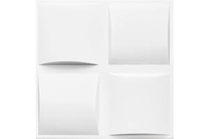 MASTERBRICO.COM Decorative Polystyrene Panel for Ceiling and Wall 3D Effect Thermal Insulating Thickness 5 mm Dimensions 50 x 50 cm, Pack of 10 m² (40 Panels) Glue for Polystyrene Panels Included (B012)