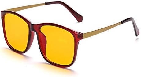 Huicai COMPUTER GLASSES Anti Blue Light Glasses Anti-fatigue Classic Retro Glasses Yellow lens