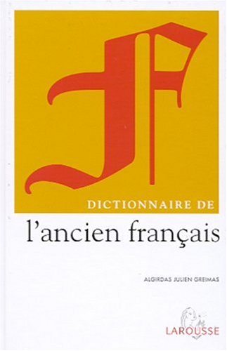 Book's Cover of Dictionnaire de lancien français