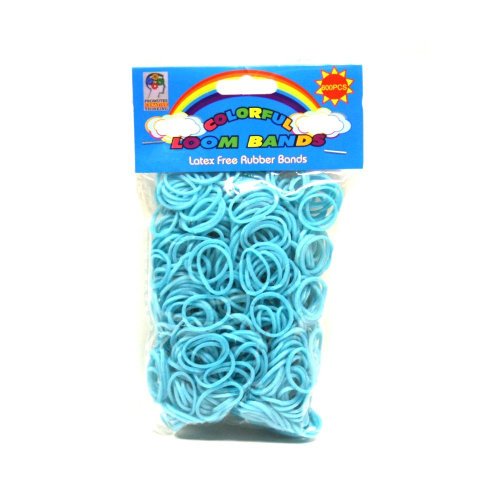 Loom Bandz - Rainbow Colours - Turquoise 600 Count