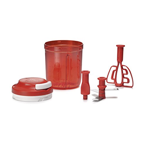 TUPPERWARE Chef Multi-Chef rot D169 zum Zerkleinern & Aufschlagen Speedy Girl 7413 - 3