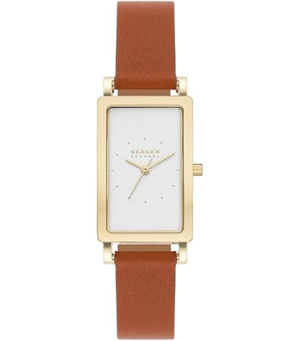 Skagen Hagen Rectangular Case Women's Watch with Stainless Steel