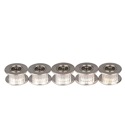 Racksoy Bohrung Spannrolle Timing Riemenscheibe für 3D-Drucker GT2 Riemen (20-Zähne Welle, 3mm Innere Bohrung) - 4