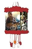 2352; piñata viñeta Disney Star Wars; ideal para fiestas y cumpleaños; producto de cartón; dimensiones 20x30 cm
