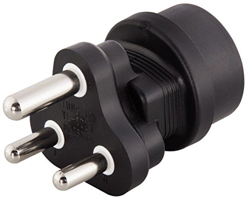 Hama Reisestecker Südafrika Typ M (für Botswana, Namibia, Lesotho, Swasiland) Adapter für Geräte mit deutschem Schutzkontaktstecker, Euro- oder Konturenstecker - 6