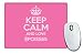 Produktbild Pink Keep Calm und Love époisses Mauspad Farbe 2445