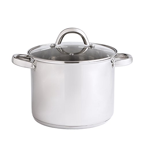 Quid Ottawa - Olla de 20 cm con tapa, acero inoxidable